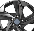New 17" x 7'' Alloy Replacement Wheel Rim Compatible with Hyundai Elantra 2021 2022 2023, Direct Fit, OEM Design Replacement Rim