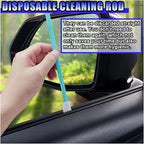 Cleaning Swab Sticks, Small Cleaning Sponge Tip for Tight Spaces, Disposable Crevice Cleaning Brush Kit, Universal Automotive Detailing Tools Accessories for SUV, Sedan, Truck (100PCS)