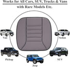 Car Seat Cushion with 1.2inch Comfort Memory Foam, Seat Cushion for Car and Office Chair (Dark Grey)