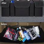 Car Organizers and Storage, Backseat Hanging Organizer with 5 Pockets, Waterproof Collapsible Large Capacity Organization Bag, Interior Accessories Trunk Organizer for Car, SUV, Truck, MPV