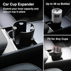 Cup Holder Expander for Car, Cup Expander Compatible with Hydro Flask 32/40oz, Yeti 24/30/36oz, Other Bottles, Large Cup Holder Adapter Fits for Universal Vehicle Car Accessories