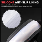 Car Steering Wheel Cover, Microfiber Leather Steering Wheel Covers with Anti-Slip Lining, Breathable Elastic Car Steering Wheel Protector, Universal Standard Size 14-15 inch
