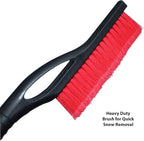 Long Handle Ice Scraper and Snow Brush Combo for Vehicles, Windshield Broom with Foam Grip, Lightweight Winter Tool for Cars and Trucks, Car Snow Brush