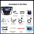 8Core 4G+64G Car Radio Stereo for Ford Focus 2012-2018: Upgrade Android 15 9.7" Touch Screen Replacement Wireless CarPlay Android Auto, BT, WiFi 6, GPS, AM, FM, RDS, EQ, SWC, 1080P Backup Camera