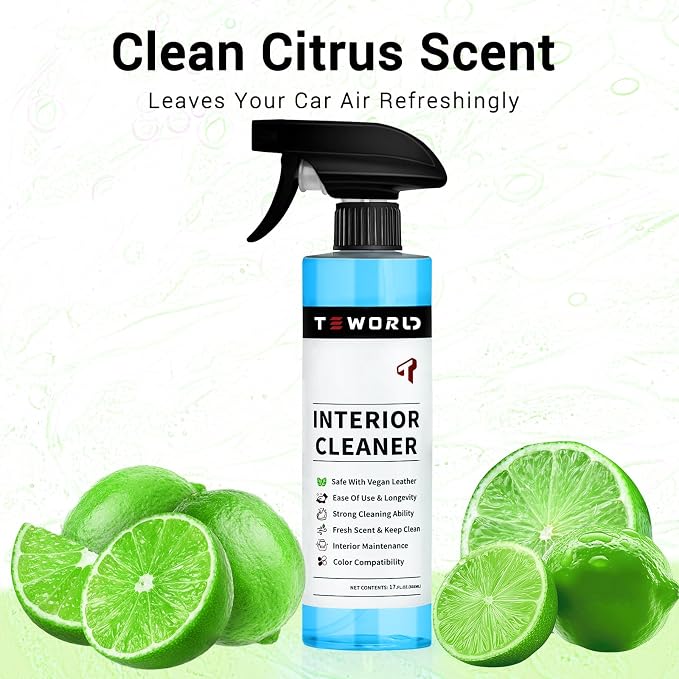 Tesla Seat Cleaner & Stain Remover, Tesla Interior Cleaner for White & Black Vegan Leather | Tesla Model Y Juniper Accessories 2026 & Tesla Model 3 Accessories, S/X/Cybertruck