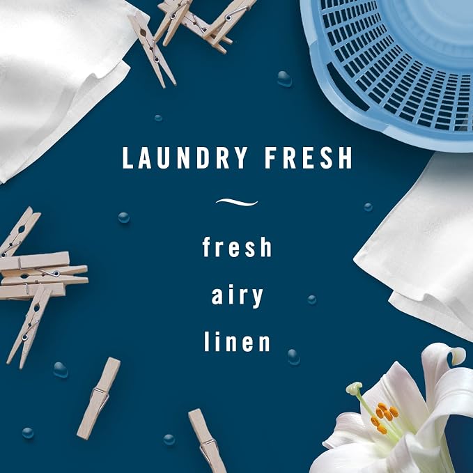 Car Air Freshener Vent Clip Laundry Fresh Scent,.07 oz. Car Vent Clip, Pack of 4