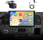 8Core 4GB+64GB Car Radio Stereo Upgrade for Chevrolet Silverado 2007-2013 Tahoe GMC Sierra Yukon with CarPlay Android Auto Backup Camera
