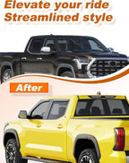 in-Channel Rain Guards Fit for Toyota Tundra CrewMax 2022-2026 Extra Durable Window Rain Guards Window Deflectors Low Profile Vent Visors Vent Shades Exterior Truck Accessories