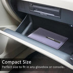 Car Registration and Insurance Card Holder, Vehicle Glove Box Card Organizer Wallet Automobile Accessories for License