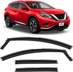 Voron Glass in-Channel Extra Durable Rain Guards for Nissan Murano 2015-2024, Window Deflectors, Vent Window Visors, 4 Pieces - 200483