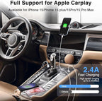 3 Pack Car Carplay Cable for iPhone 16 15 Pro Max 15 Plus,3FT USB to USB C Cable for Car Charger Adapter, Carplay USB C Cord Accessories Charging for iPad 10th Gen/iPad Pro Air 5th-White