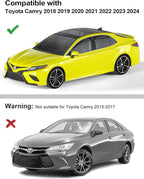 in-Channel Window Rain Guards Fit for Toyota Camry 2018-2024 Extra Durable Rain Guards Side Window Deflectors Vent Visors Vent Shades Exterior Car Accessories Visors - 4 pcs