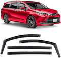 Voron Glass in-Channel Extra Durable Rain Guards for Toyota Sienna 2021-2026, Window Deflectors, Vent Window Visors, 4 Pieces - 200422