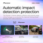 VREC-H120SC Compact Dash Camera – Discreet 1.5K Resolution Front Dash Cam for Cars with Impact Detection, 120 Degree Wide Angle Coverage, Built-in WiFi, Companion App, USB-C Easy Install