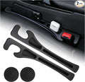 2-in-1 Car Seat Gap Filler Organizer & Car Coasters for Cup Holders Set,New Cars Seat Gap Plug with Storage Slot,Universal in Between Cars Seats Catcher Fit for Trucks SUVs