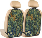 William Morris Cock Pheasant Car Seat Back Kick Protectors Kick Mats With Storage Pockets For Vehicles To Protect From Dirt Mud Scratches 2 Pack