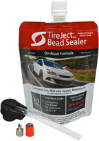 TireJect Automotive Compact Car 2-in-1 Tire Sealant & Bead Sealer Kit for tire Repair of leaks and punctures