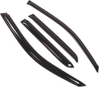 WD2-409 Dark Smoke 4 Pcs Set Window Visor (Outside Mount) Deflector Rain Guard Compatible with 2003-2009 Toyota 4Runner