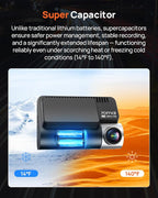 4K Dash Cam Front and Rear, 4K+1080P Dual STARVIS 2 Car Dash Camera for Cars, 4G LTE Remote Access, AI Motion Detection, WiFi 6, 5 GPS, 24H Parking Mode, HDR Night Vision, Voice Control, ADAS