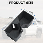 Center Console Cup Holder for 2025 2026 Toyota 4Runner Accessories TPE Cup Holder Insert Coaster Middle Console Armrest Front Non Slip Drink Holder Protector Organizer Interior Accessories Black