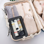 2 Pcs Clear Makup Bag Set, Clear Cosmetic Bags with Zipper Waterproof Small Travel Cosmetic Case Cute Make Up Pouch Mini Car Essentials for Women Travel Car Organizer
