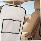 Heavy Duty Car Kick Mat Back Seat Protector for Boy Girl Splashproof Seat Rear Protector Pad with Organizer Easy Installation Firm Materials for Travel Safety