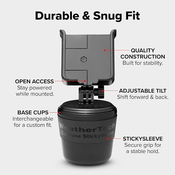 Portable Electronic Device Mount, Violet, Fits Smartphones