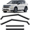 in-Channel Incredibly Durable Rain Guards for Mitsubishi Outlander 2022-2026, Original Window Deflectors, Vent Window Visors, Vent Deflector, 4 pcs. - 622479