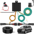 4 Pin Trailer Wiring Harness Kit 56120 Vehicle Connect Plug OEM Compatible Custom for 2011 2012 2013 2014 Ford Edge Limited SE SEL Sport Simple Fit Tow Hitch Accessories