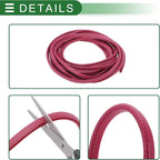 Universal Car Door Edge Protective Sealing Strip U-Type Door Scratch Protection Guard, 26.25ft 8m, Anti-scratch Collision, PVC Iron, Rose Red