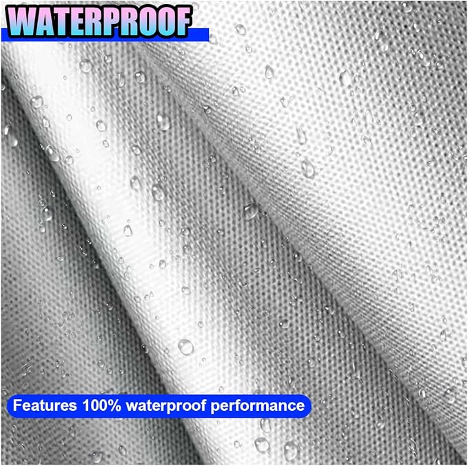 Half Car Cover for Sedan, 149" Windproof Windshield Cover, Dustproof Auto Sunroof Covers with Reflective Straps, All Season Universal Waterproof Vehicle Window Sun Protector(Hatchback)