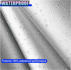 Half Car Cover for Sedan, 149" Windproof Windshield Cover, Dustproof Auto Sunroof Covers with Reflective Straps, All Season Universal Waterproof Vehicle Window Sun Protector(Hatchback)