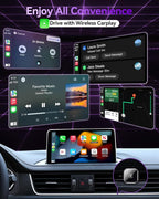 2026 Upgrade Wireless CarPlay Adapter for iPhone, Convert Factory Wired to Wireless CarPlay Dongle, Plug and Play Fast Auto-Connect, Low Latency Car Gadget for 2015+ OEM Wired Cars & iOS 10+