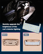 Rear Dome LED Light Board,6000K White Light,Cab Interior Lamp Upgrade Accessories,Fit For Toyota 3rd Gen Tacoma (2016-2023),FJ Cruiser (all series),4Runner (2007-2024),RAV4 (2005-2021)