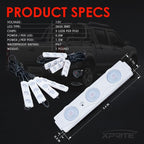 Pink LED Truck Bed Light Kits with On/Off Switch, for Pickup Exterior Interior Rock Neon Lights, Footwells, Running Boards, Cargo, Underglow, Tonneau Cover, Rail Lighting - 8 PCs