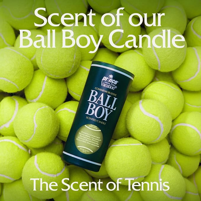 Car Air Freshener, Pack of 3 - Hanging Air Freshener for Car, Home and Office, Ball Boy Tennis Candle Signature Scent, Long-Lasting Deodorizer