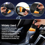 10pcs Car Windshield Cleaning Tool, Windshield Cleaner with 5 Washable and Reusable Microfiber Pads and Extendable Handle, for Auto Glass Wiper (Bule（10pcs）)