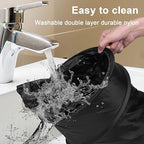Car Trash Can, 4 Gallons Garbage Can, Collapsible Pop-Up Trash Bin | Trash Can for Car Front Back Seat, Portable Car Trash Bag Hanging for Vehicle SUV Rv Truck Accessories Interior, Black
