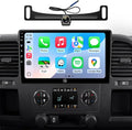 Car Radio Stereo for Chevy Silverado GMC Sierra 07-13, CarPlay Android Auto | 10.2-inch IPS HD touchscreen, 64G storage, 5G WiFi GPS, Bluetooth FM AM SWC, plug-and-play, 1080P backup camera
