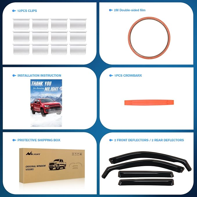 Vent Window Visors for Hyundai Palisade 2020 2021 2022 2023 2024 2025, in-Channel Rain Guards, Original Window Deflectors-4PCS