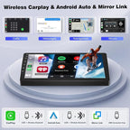 2+64G Car Radio for Toyota Corolla 2004 2005 2006 2007 2008 Wireless Carplay Android Car Stereo, 9 Inch Touchscreen with Android Auto 5G WiFi GPS Navigation AHD Backup Camera FM RDS