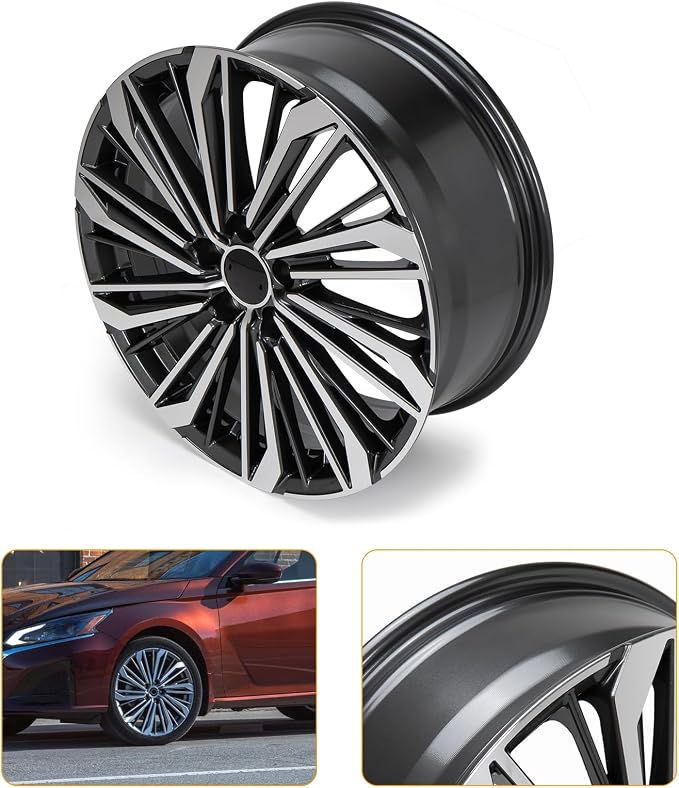 New 19" x 8'' Alloy Replacement Wheel Rim Compatible with Teana 2023 2024, Direct Fit, OEM Design Replacement Rim