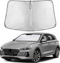 Windshield Sunshade Compatible for Hyundai Elantra 2017-2018 2019 2020, Sun Visor for Front Windshield & Window Sun Shade Cover, UV Heat Blocker & Protector, Car Accessories