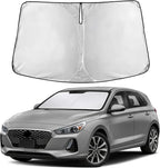 Windshield Sunshade Compatible for Hyundai Elantra 2017-2018 2019 2020, Sun Visor for Front Windshield & Window Sun Shade Cover, UV Heat Blocker & Protector, Car Accessories