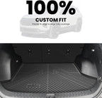 Trunk Mat with Backrest Mat for Chevrolet Chevy Equinox/GMC Terrain 2025 2026 2027 (Only for Fuel, Not Fit EV), All Weather TPE Custom Fit Cargo Mat Trunk Liner with Backrest Mat