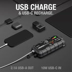 Boost GB40 12V 1000A UltraSafe Portable Lithium Jump Starter | Spark-Proof + Reverse Polarity Protection - Power Bank - 100-Lumen LED Flashlight - For 6.0L Gas and 3.0L Diesel Engines