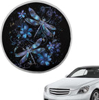 Steering Wheel Sun Shade Dragonfly Anti-Heat Steering Wheel Cover Women for Summer 17 inch Steering Wheel Sun Shield Blocking Sun and Heat Universal Fit for Most Cars SUV Trucks