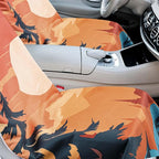 Car Seat Towel Covers with Storage Bag, 63 x 32 Inch Universal Non Slip Waterproof Sweat Protector for Car Truck, Gym Swimming Running, Machine Washable(2 Pack,Sunset)