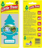 Cardboard Hanging Car, Home & Office Air Freshener, Rainforest Mist (Pack of 12)