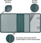 Car Registration and Insurance Holder, Vehicle Glove Box Car Organizer Men Women Wallet Accessories Case for Cards, Essential Document, Driver License, Dark Green